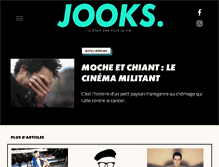 Tablet Screenshot of jooks.fr